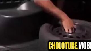 A beautiful Samaritan woman willing to give more than her help - porn video