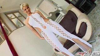 MILF Thing short hair fucked by two guys - porn video