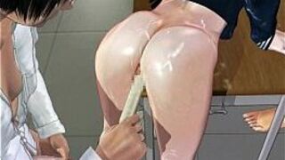 Anime gets her pussy fucked hard - porn video