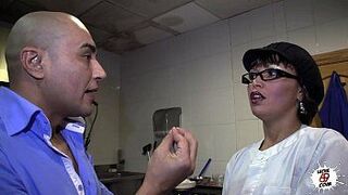 We fuck the cook of a whorehouse - porn video