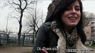 Daniella Rose flashes tits and pounded for a lot of money - porn video