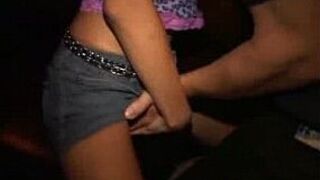 Sweet party chick gets banged with big cock at the party - porn video