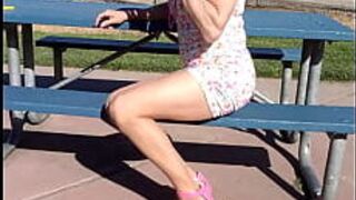 sissy faggot goes outside - porn video