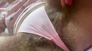 Masturbating in panties with my vibrator on my big clit - porn video