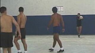 Gangbang in gym - porn video